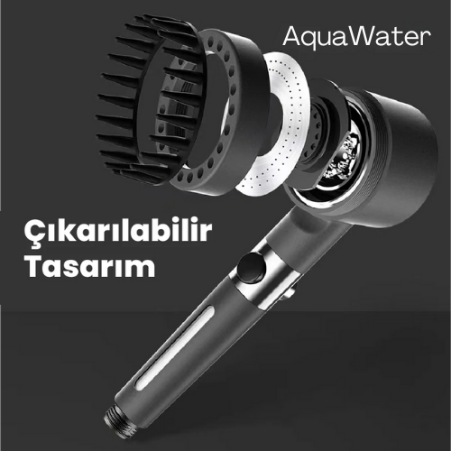 AquaWater™ Filtreli Duş Başlığı